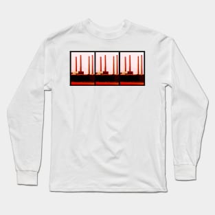 blyth power station from cambois beach Long Sleeve T-Shirt